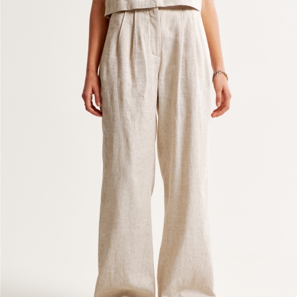 Abercrombie & Fitch Sloane Linen Pants